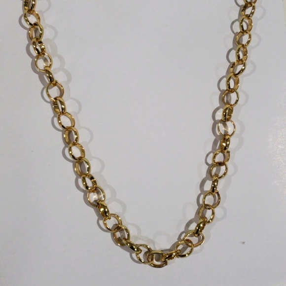 Charming Charlie Gold Chunky Chain Necklace – Polished Statement Women's Jewelry - Picture 4 of 10